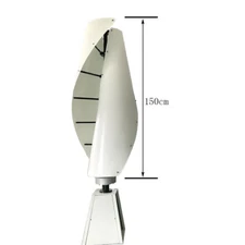 48V 96V 220V 3000W Vertical Axis Wind Turbine  Helix Maglev Wind Power Generator