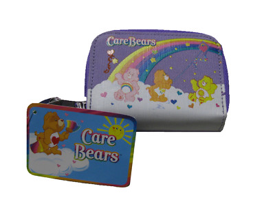 Care Bears PURPLE Coin Purse 3'' x 4.5'' BRAND NEW WITH TAGS