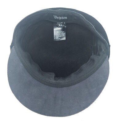 Brixton Kayla Reserve Suede 100% Leather Hat Cap Braided