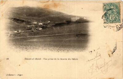 CPA AK ALGERIA Geiser 23 Teniet El Haad Ansicht Source du Genie (756495)