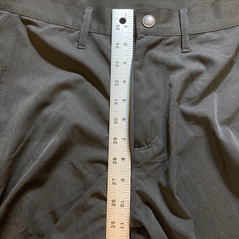 NUEVO Pantalones Cortos Tecnológicos Colisseum Para Hombres Talla 32 Negro Poliéster - Nuevos con Etiquetas Foto 4 de 4