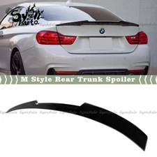 FITS 2014-2020 BMW F32 4 SERIES 2DR GLOSSY BLACK M4 STYLE TRUNK SPOILER WING LID