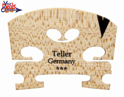 Teller *** Violin Bridge 4/4 3/4 1/2 1/4  Ebony  Insert  Fitted 2026 Deal 
