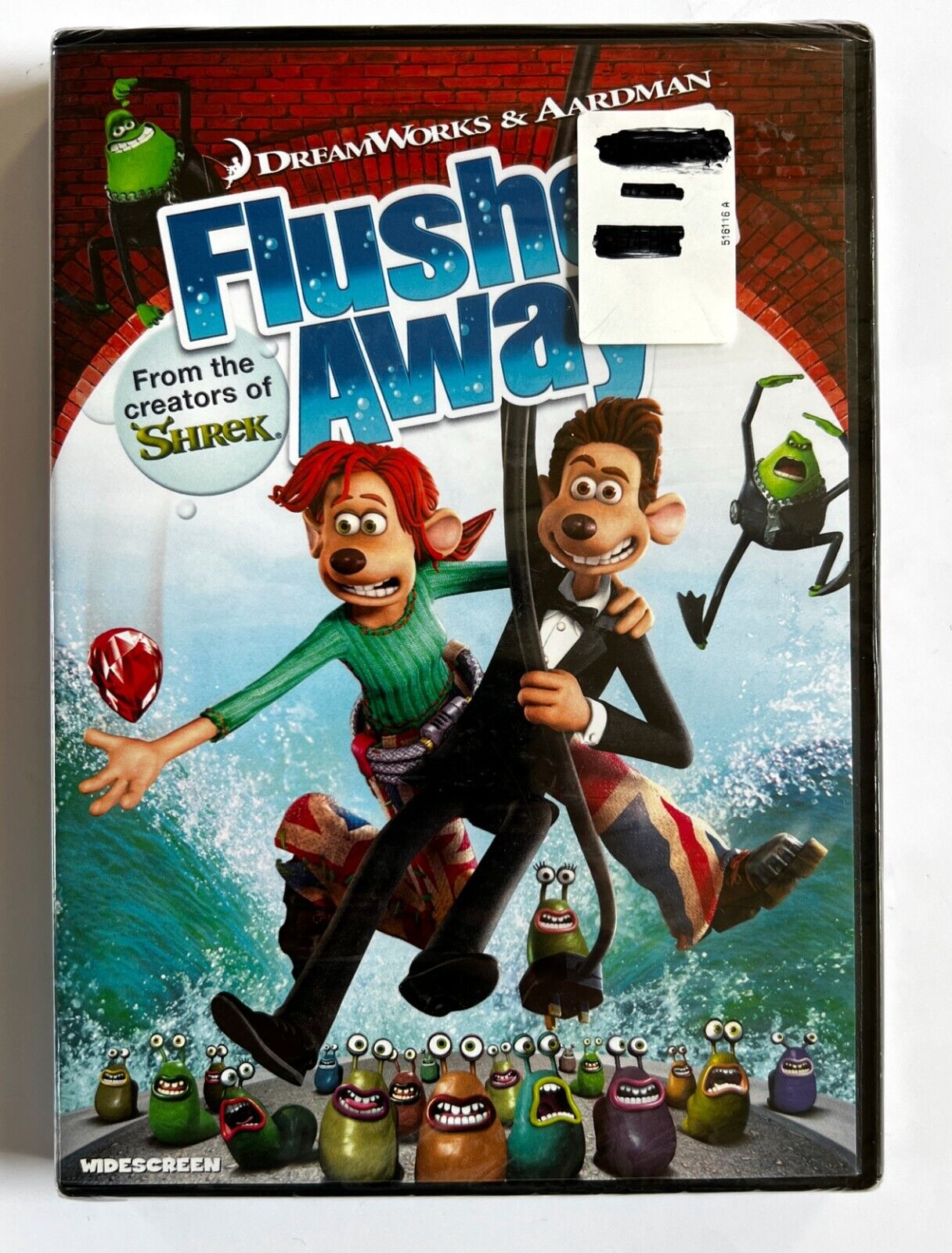 Flushed Away DVD New Sealed 97361176826 eBay