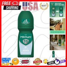 Men  s Antiperspirant Deodorant, Roll-On Applicator, Unscented, 48HR Sweat  O...