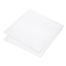 2 PCS 6x6x5/32-inch White UHMW Polyethylene Sheets Ultra High Molecular Weight