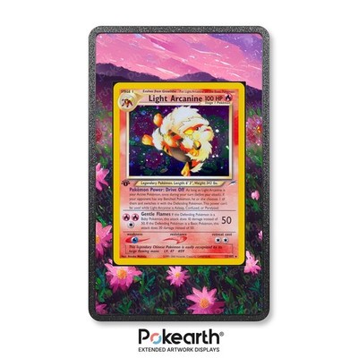 Light Arcanine 12/105 - Erweiterte Artwork Hülle für Pokémon Karten