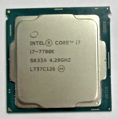 Intel Core i7-7700K SR33A - Quad Core - 4,20GHz - 8MB - Sockel LGA1151 #1839 - Bild 1 von 2