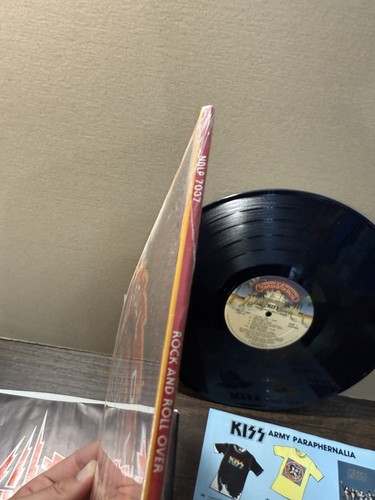 KISS ROCK AND ROLL OVER LP (1976) ORIG COMPLETE STICKER, MERCH, INNER NBLP 7037 - Picture 11 of 14