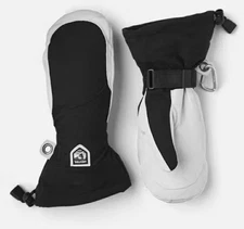 Hestra Alpine Pro Army Leather Heli Ski Mittens Women's Size 7  NWTs 