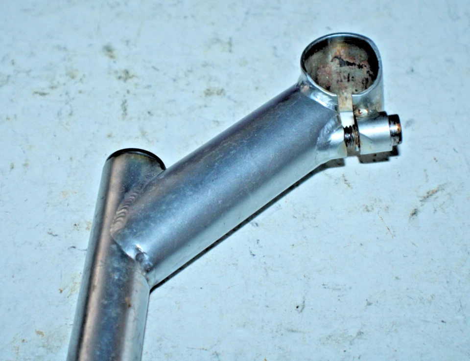 Vástago de pluma de 22,2 mm 25,4 mm 100 mm 45º elevación plata acero MTB híbrido carretera envío EE. UU. Foto 3 de 4