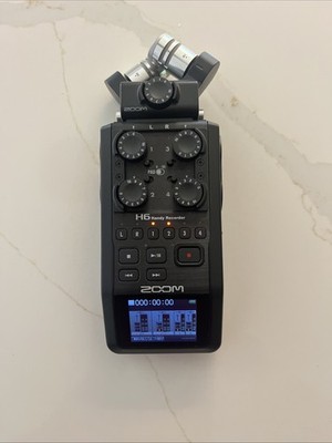 Zoom H6 All Black 6-track Portable Recorder