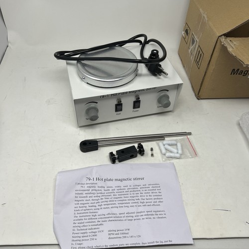 YaeCCC 1000ml Magnetrührer Heizplatte Magnetmischer Rührplatte Laborrührer