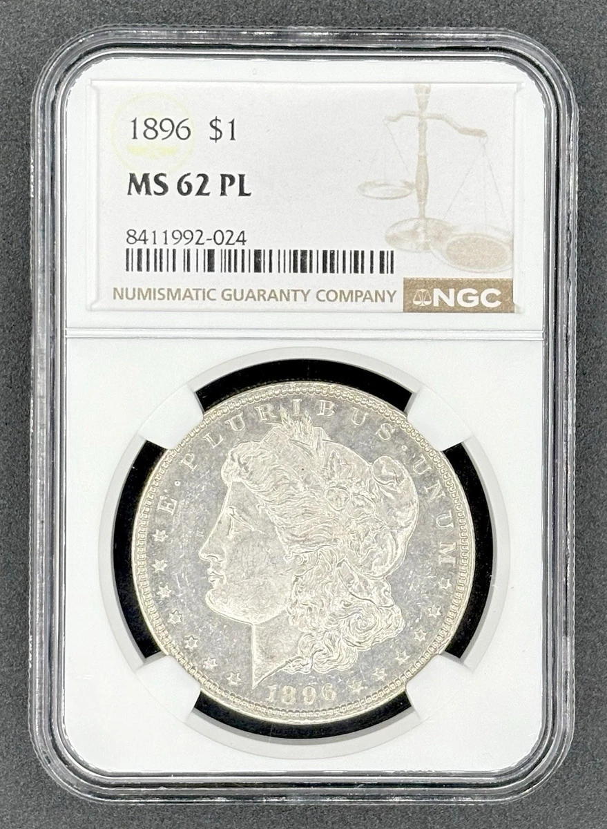 MS 62 Graded 1896 Year Morgan US Dollars (1878-1921) for sale | eBay