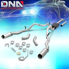 For 2009-2014 Ford F150 4.6L 5.0L 5.4L Dual Exit Catback Exhaust System w/Tip