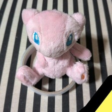 Pokemon Center Mew Plush Keychain, Stuffed Toy Doll, Character Mascot Charm