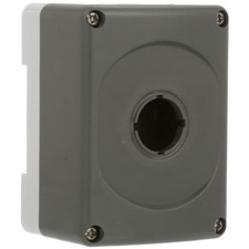 1PC ABB MEP1-0 Enclosure, Pushbutton, 1 Hole, 22mm, Plastic, NEMA12, IP69K, Gra