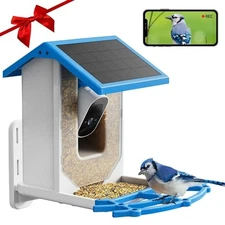 Smart Bird Feeder with Camera | HD Solar Powered Bird Feeder with Camera | 
