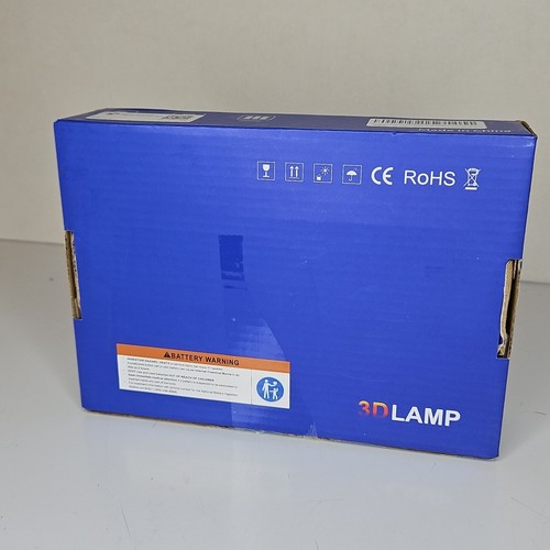 3D LED Night Light with Remote Perfect Gift for Kids Rooms 16Colors Touch Switch - Picture 10 of 15