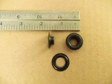 C.S. Osborne B1 Plain Rim Grommets Black Solid Brass Size #2 (Box Of 144)