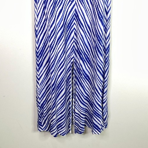 New Chico's V-Neck Striped Maxi Dress Women's Size Medium (Chico's Size 1) - Picture 5 of 9