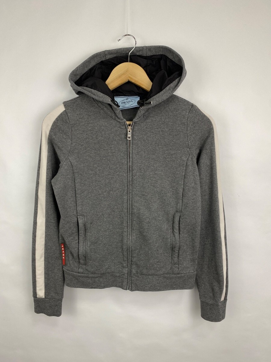 🇮🇹 Y2K Prada Zip Hoodie Women Retro Rare Hype size S color