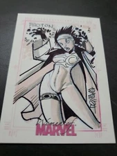 Rittenhouse 2008 Women of Marvel Photon  Sketch Card by Eduardo Ferrara