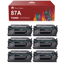 1-6PK CF287A 87A Toner Cartridges Fits for HP Enterprise MFP M527f MFP M527z Lot
