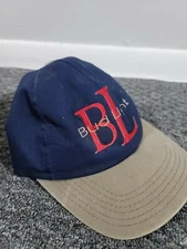 BL Bud Light Beer Hat Cap Blue Adult Used Snapback Vintage Usa B16