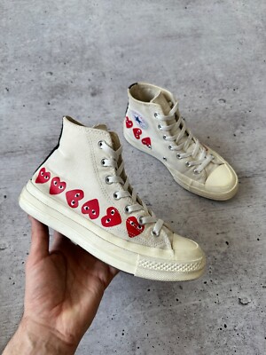 Converse Chuck High Top x Comme des Garçons Play Sneakers US 7.5