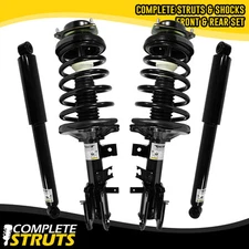 Front Complete Struts & Rear Shock Absorbers for 1996-1998 Nissan Pathfinder