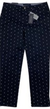 Tommy Hilfiger Women  s Pants Hampton Heritage Slim Black Chino Size 16 X 28 NWT
