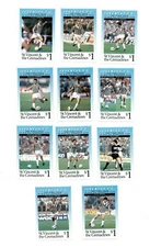 St. Vincent 1994 SC# 2023-33 Soccer, European, Juventus - Set of 11 Stamps - MNH