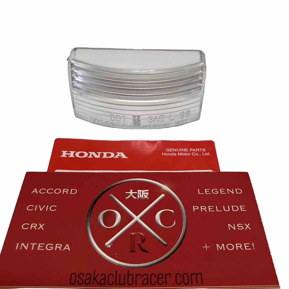 Genuine OEM Honda Rear License Plate Light LENS 02-06 RSX 00-03