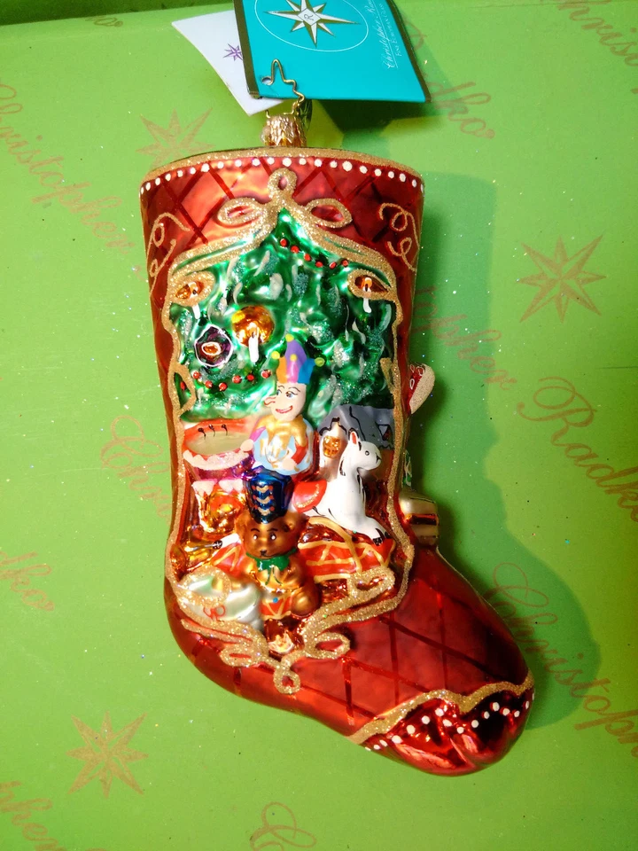 CHRISTOPHER RADKO Christopher Treasures Abound Stocking