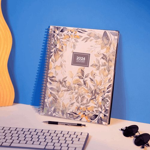 Aesthetic Planner Academic Year July 2024 June 2025 8.5x11 inch Floral Planner - Bild 6 von 6