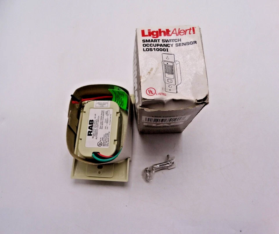 RAB LOS1000W Smart Switch w/ Occupancy Sensor 120V 180° View 1000sq ft NEW - Image 2 of 4