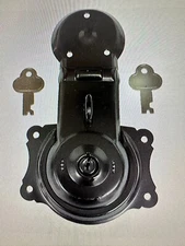 Long Black Trunk Lock