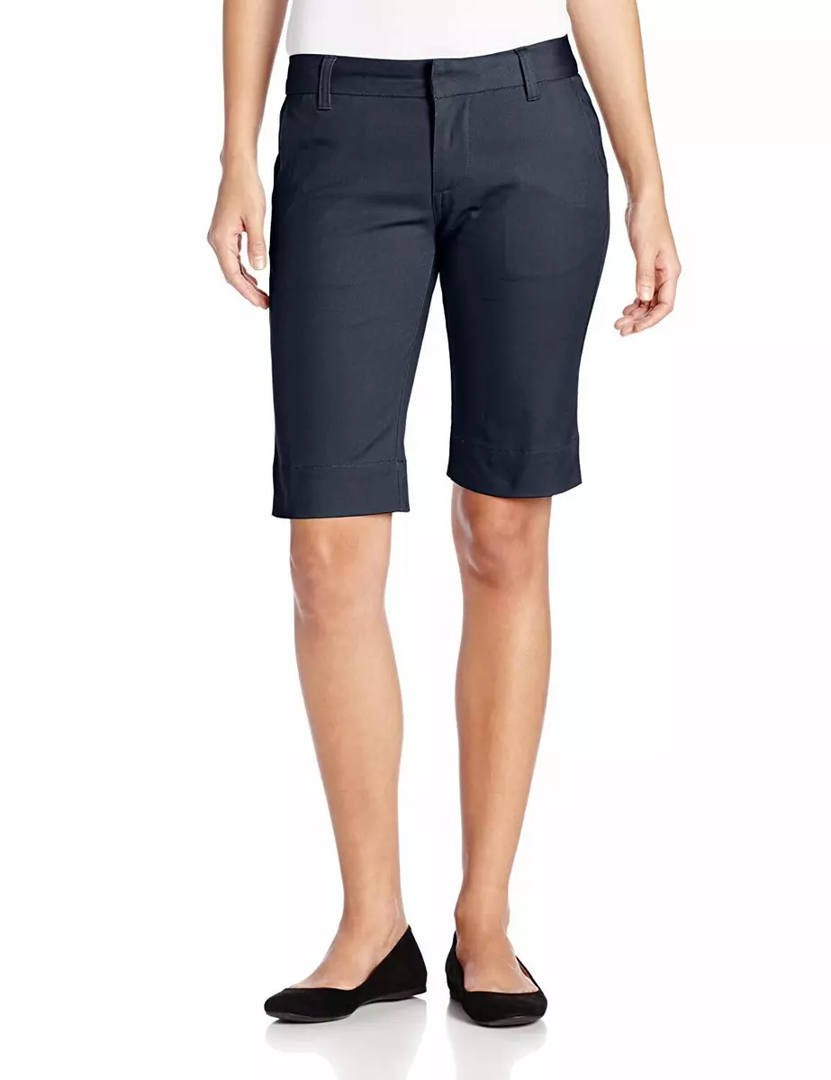 Lee Uniforms Juniors 13 Inch Bermuda Short Navy 11