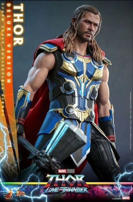 Hot Toys Marvel Thor Amor y Trueno Thor Versión Deluxe Escala 1:6 Coleccionable Foto 3 de 4