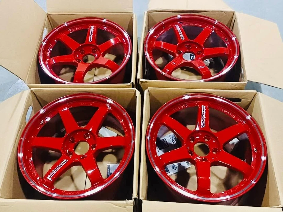 RIM 18 RAYS TE 37 Japan 2013 Color Red - Image 3 of 4