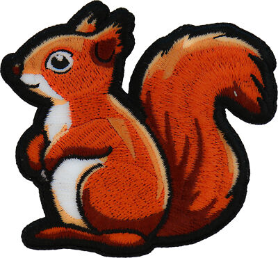 Cute Squirrel Patch - 3x2.75 inch - P7551