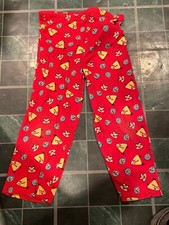Vintage Angry Birds Kids Pajama Bottoms Size 8 Pre Owned ccc1