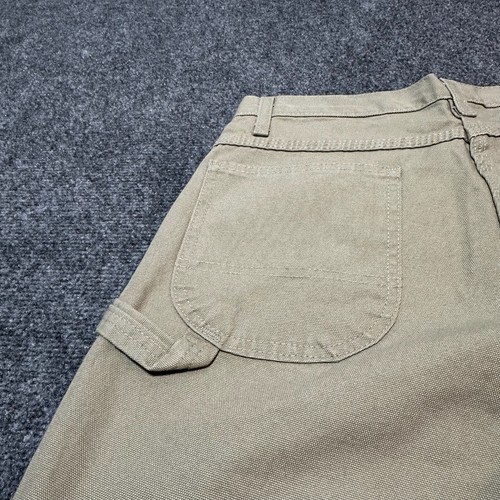 NEW Dickies Jeans Mens 30 Khaki Cotton Relaxed Carpenter Straight Five Pockets - Picture 10 of 12