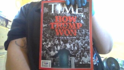 Donald Trump Autographed TIME September 18. 2016 magazine w/  PSA/DNA COA 