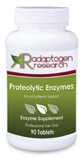 Proteolytic Enzymes Broad Systemic Support | Vegetarian Blend with Serratia P...