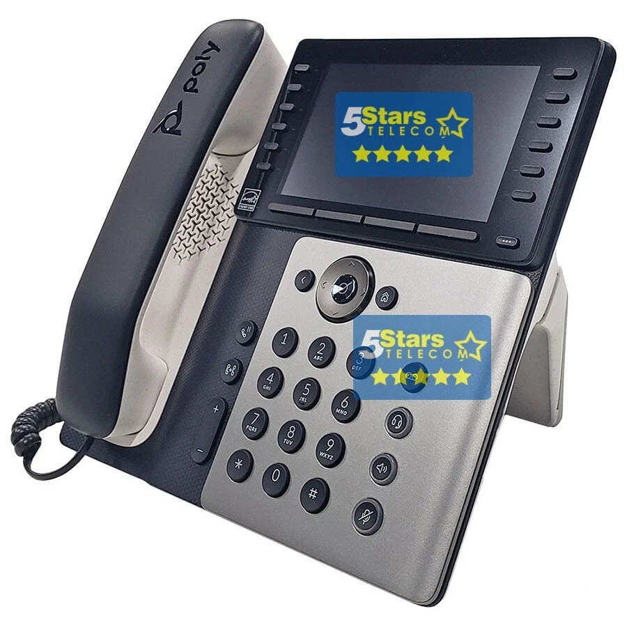 Telefone IP Poly Edge E550 (2200-87050-025) Novo em folha, 1 ano de garantia - Imagem 2 de 4