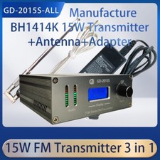BH1414K 15W FM Transmitter USB Play Stereo Radio Station PLL Transmitter 3 IN 1