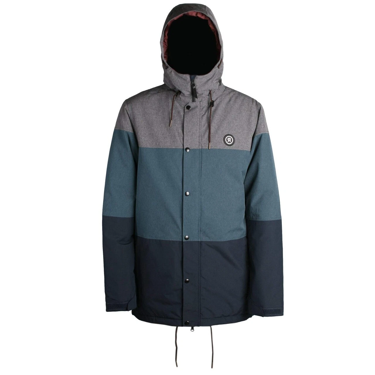 RIDE Snowboards Men's HAWTHORNE Snow Jacket - CharclMelng/Denim - Medium - NWT