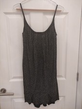 H&M Versace Black Gold Stud Drape Dress  UK 8 EUR 36 Absolutely New